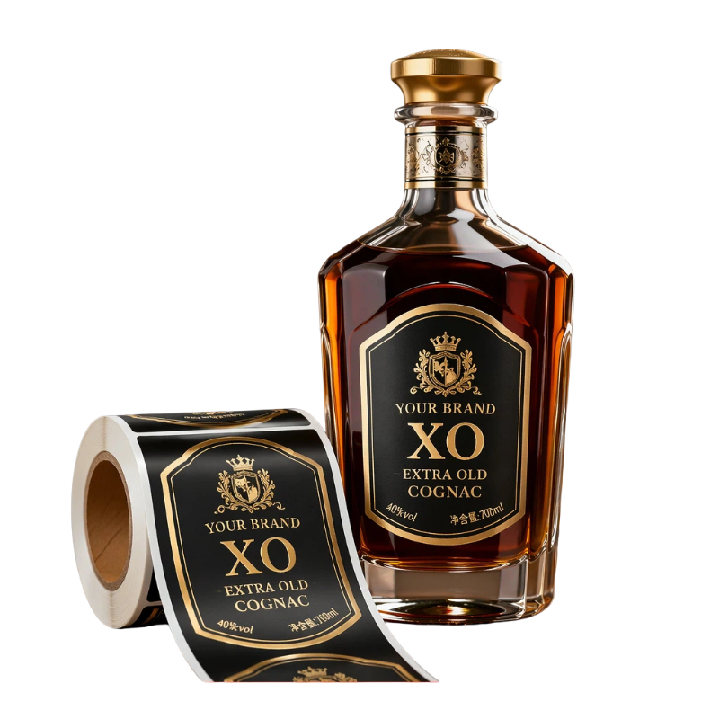 Wine Beer Bottle - Premium Waterproof Custom Alcohol Bottle Adhesive