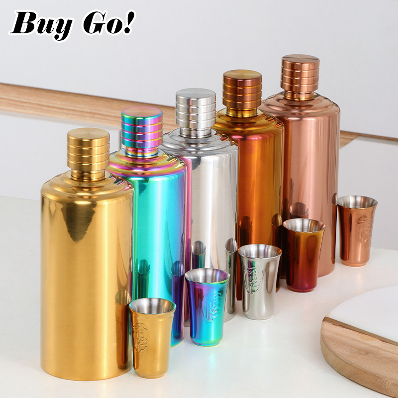 Wine Beer Cooler Direct - 1/2Pcs 500ml Stainless Steel Beer Bottle