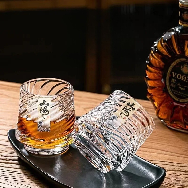 Wine Whiskey Beer - Glass Whiskey Cup Set Shanhai Cup