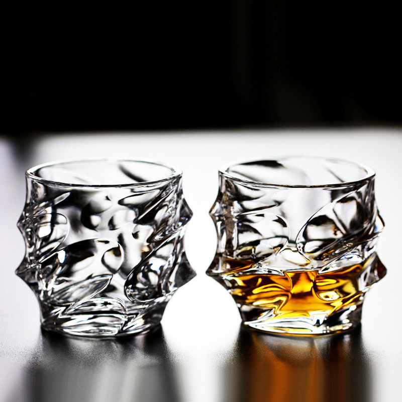 Wine Beer Bottle - 320ml Transparent Cocktail Brandy Cups 2pcs