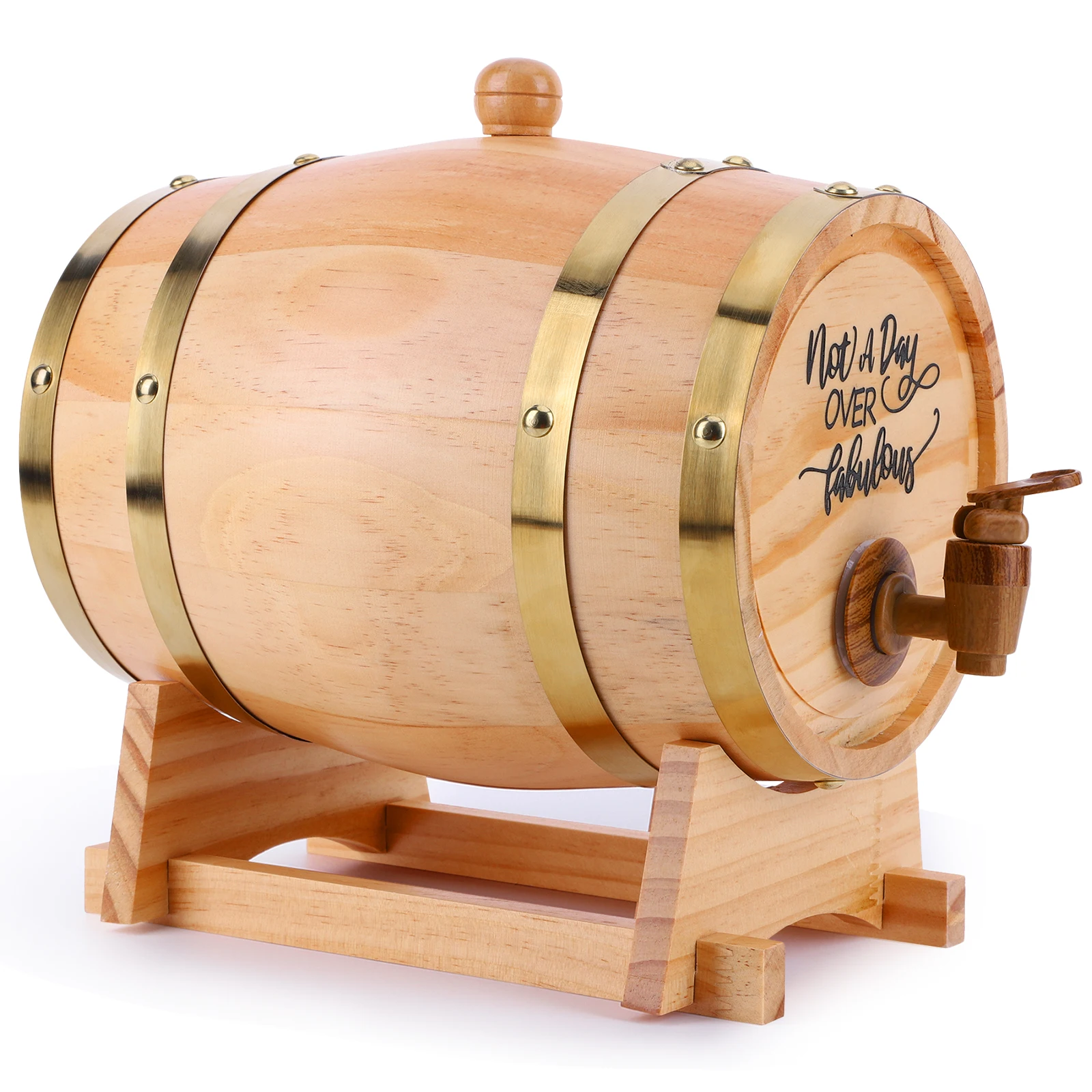 3L Wooden Whiskey Barrel with  - đánh giá và giá Wine Whiskey Beer
