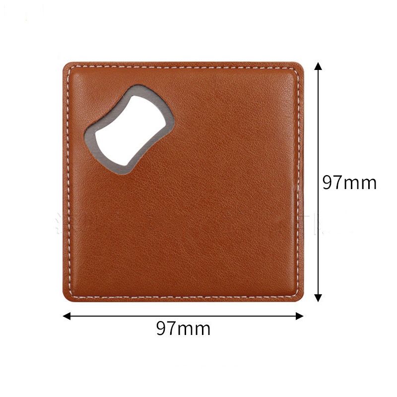 100Pcs PU Leather Custom Compa - đánh giá và giá Wine Beer Logo