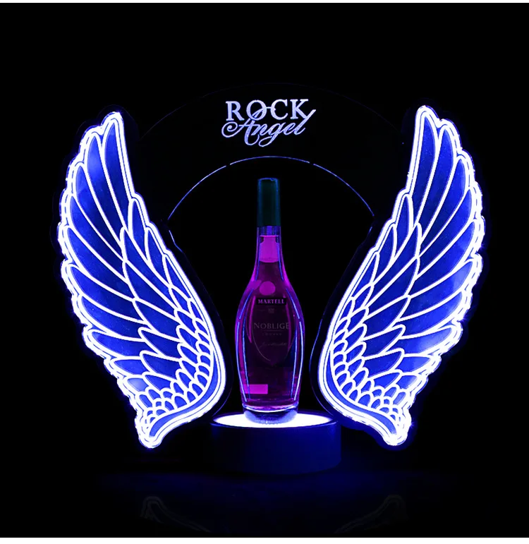 Rechargeable LED Flashing Ange - đánh giá và giá Wine Beer Bottle
