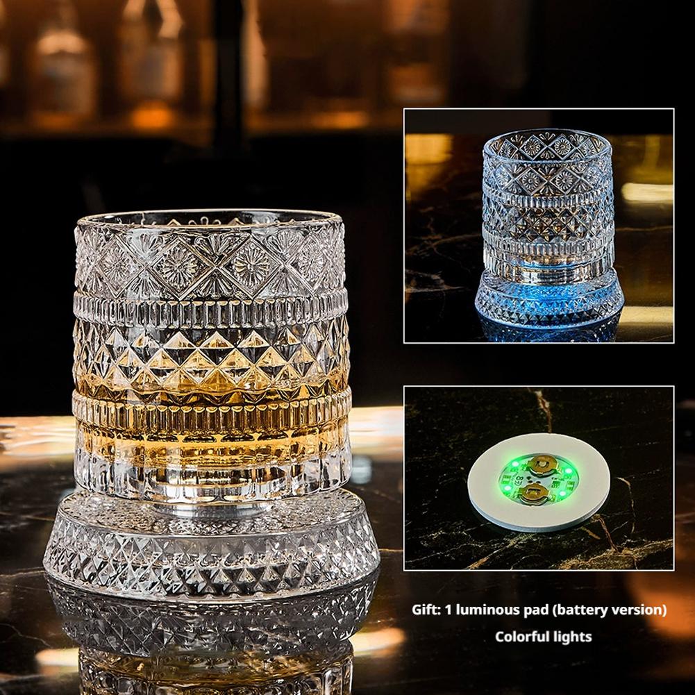 Rotating Whiskey Glass Creativ - đánh giá và giá Wine Whiskey Beer