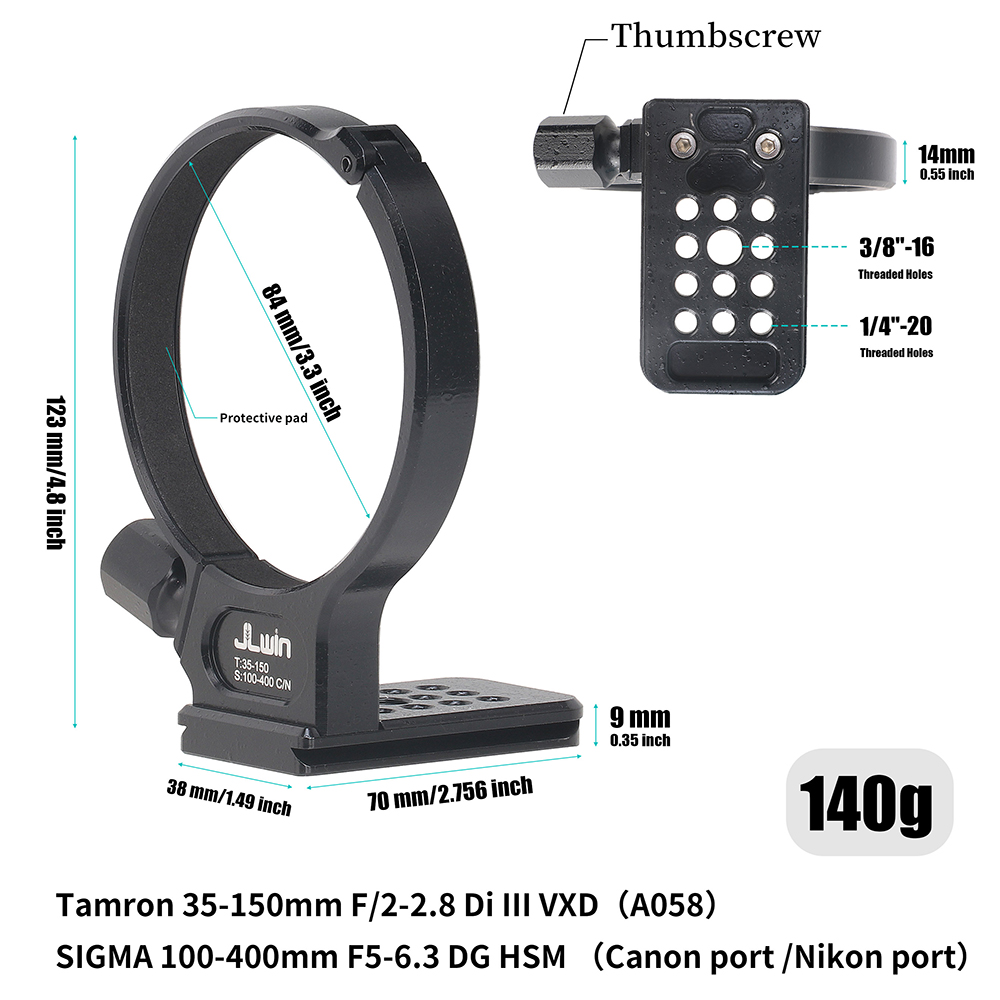 FOTGA Lens Tripod Mount Ring Q - đánh giá và giá Wine Xd
