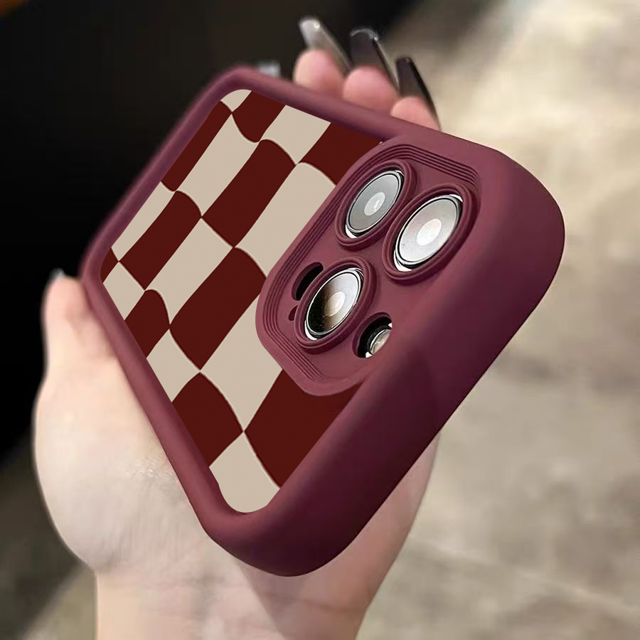Wine Red Deform Grid Pattern P - đánh giá và giá Wine & Beer Packages