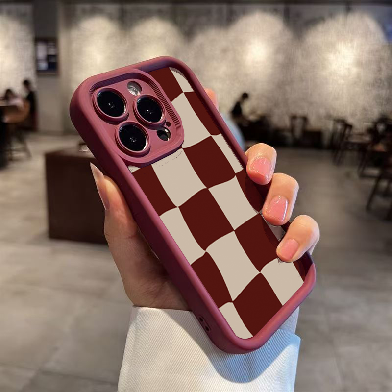 Wine Red Deform Grid Pattern P - đánh giá và giá Wine & Beer Packages