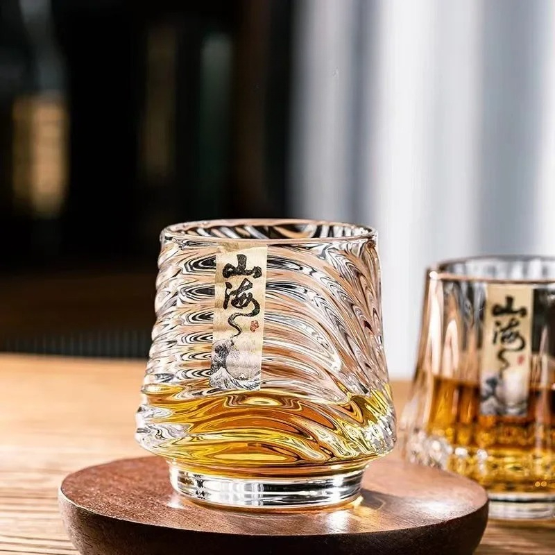 Glass Whiskey Cup Set Shanhai  - đánh giá và giá Wine Whiskey Beer