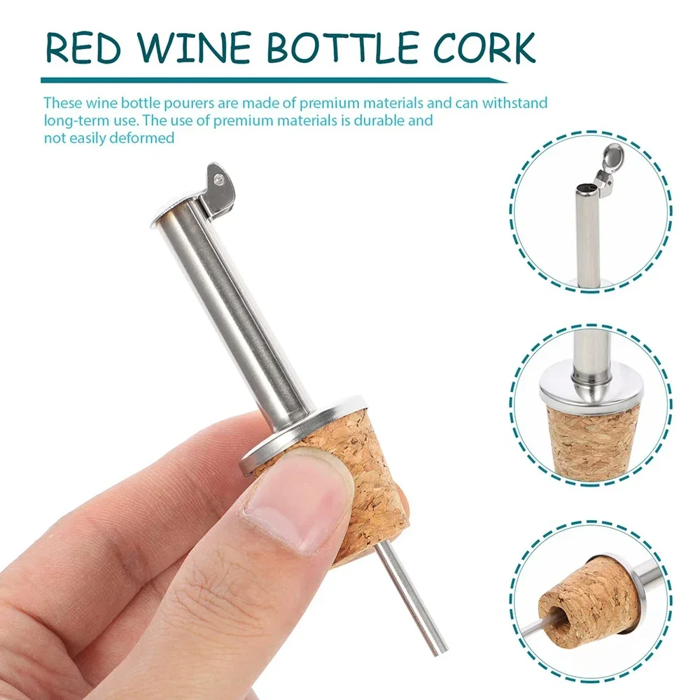 1PC Red Wine Cork Pourer Stain - đánh giá và giá Wine Beer And Spirit