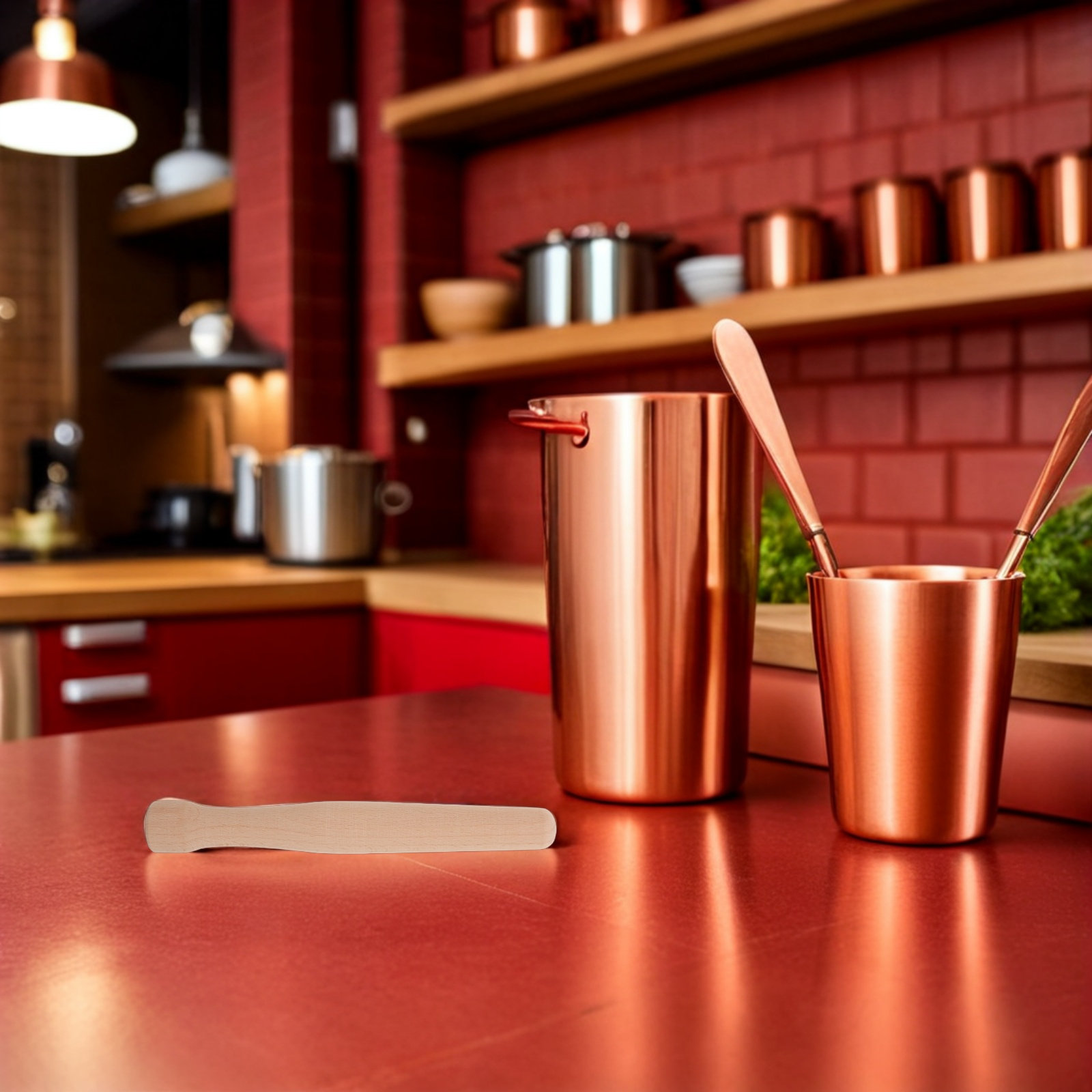 Wooden Cocktail Muddler Ice Cr - đánh giá và giá Muddler Cocktail Bar