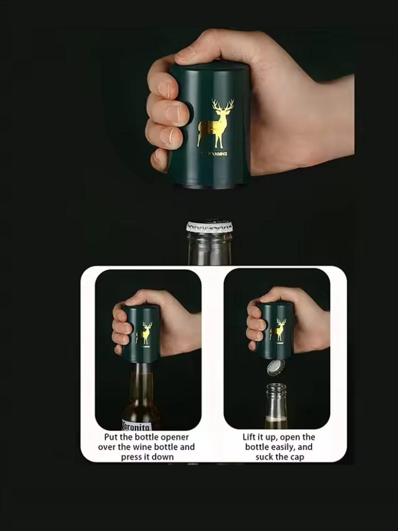 1Pcs Automatic Beer Bottle Ope - đánh giá và giá Wine Beer Bottle