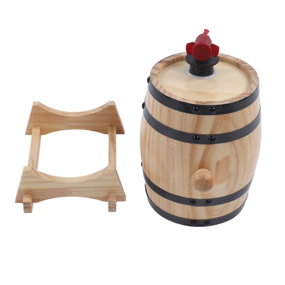 7 piece Vintage Pine Wood Wine - đánh giá và giá Wine Whiskey Beer