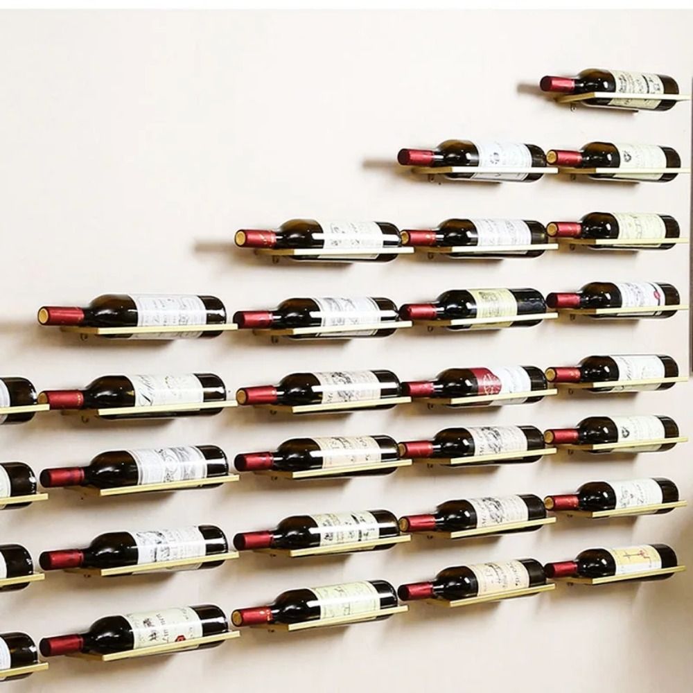 Wall Decor Metal Wine Rack Wal - đánh giá và giá Wine Rack Wall Mount