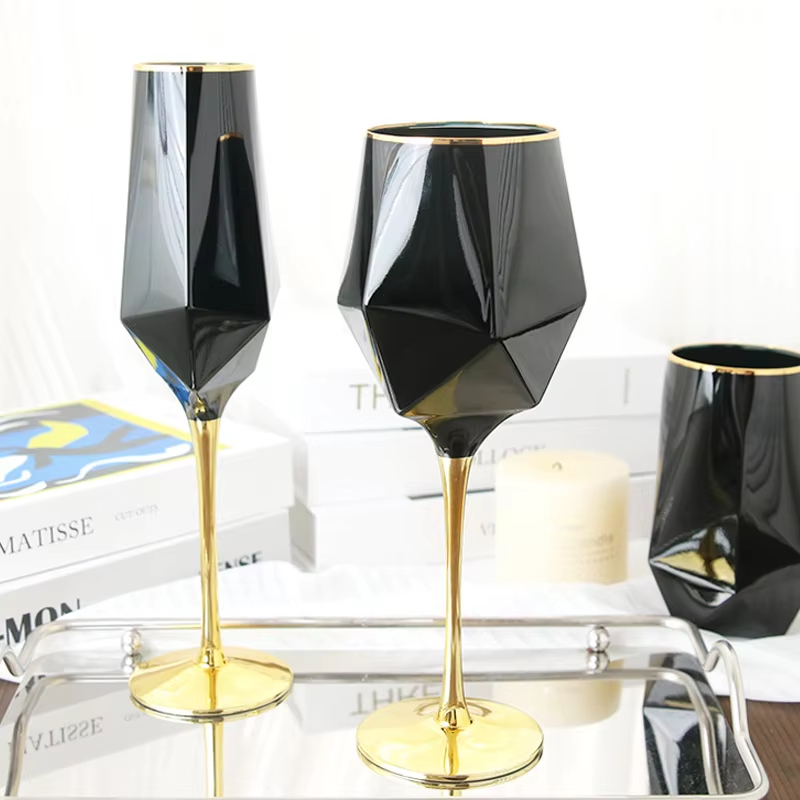 Pure Black Crystal Golden Edge - đánh giá và giá Wine Whiskey Beer