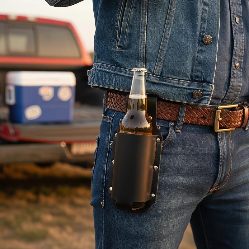 [J] 1Pcs Leather Beer Can Bott - đánh giá và giá Wine Beer Bottle