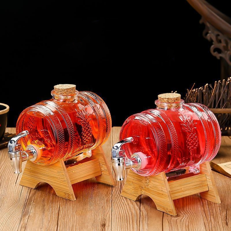 1L Glass Whiskey Barrel Wine B - đánh giá và giá Wine Whiskey Beer