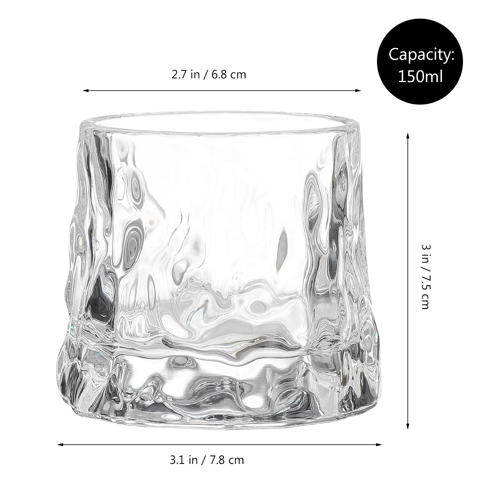 1Pcs Hammered Wine Glass Cup P - đánh giá và giá Wine Whiskey Beer