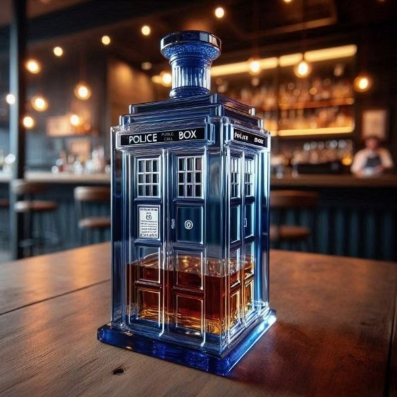 Creative Phone Booth Decanter  - đánh giá và giá Wine Whiskey Beer